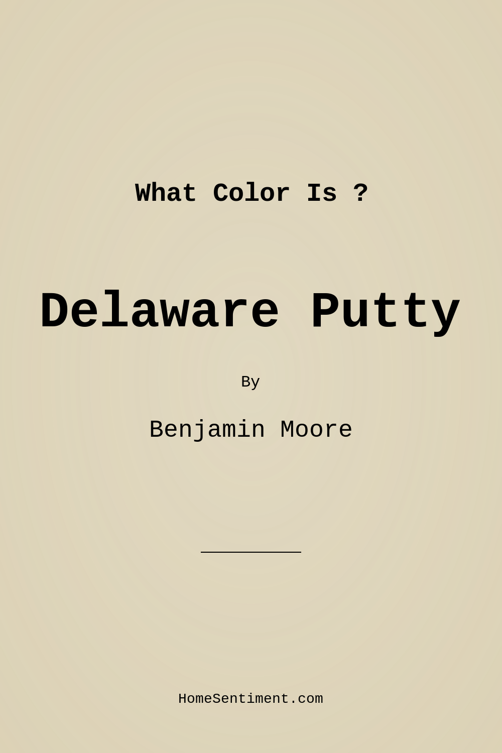 Delaware Putty 240 by Benjamin Moore