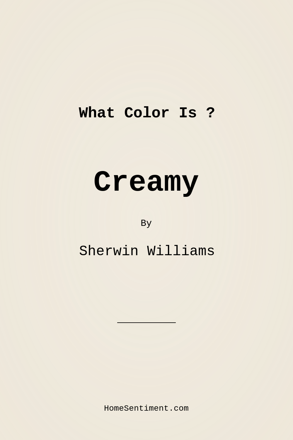 Creamy SW 7012 by Sherwin Williams