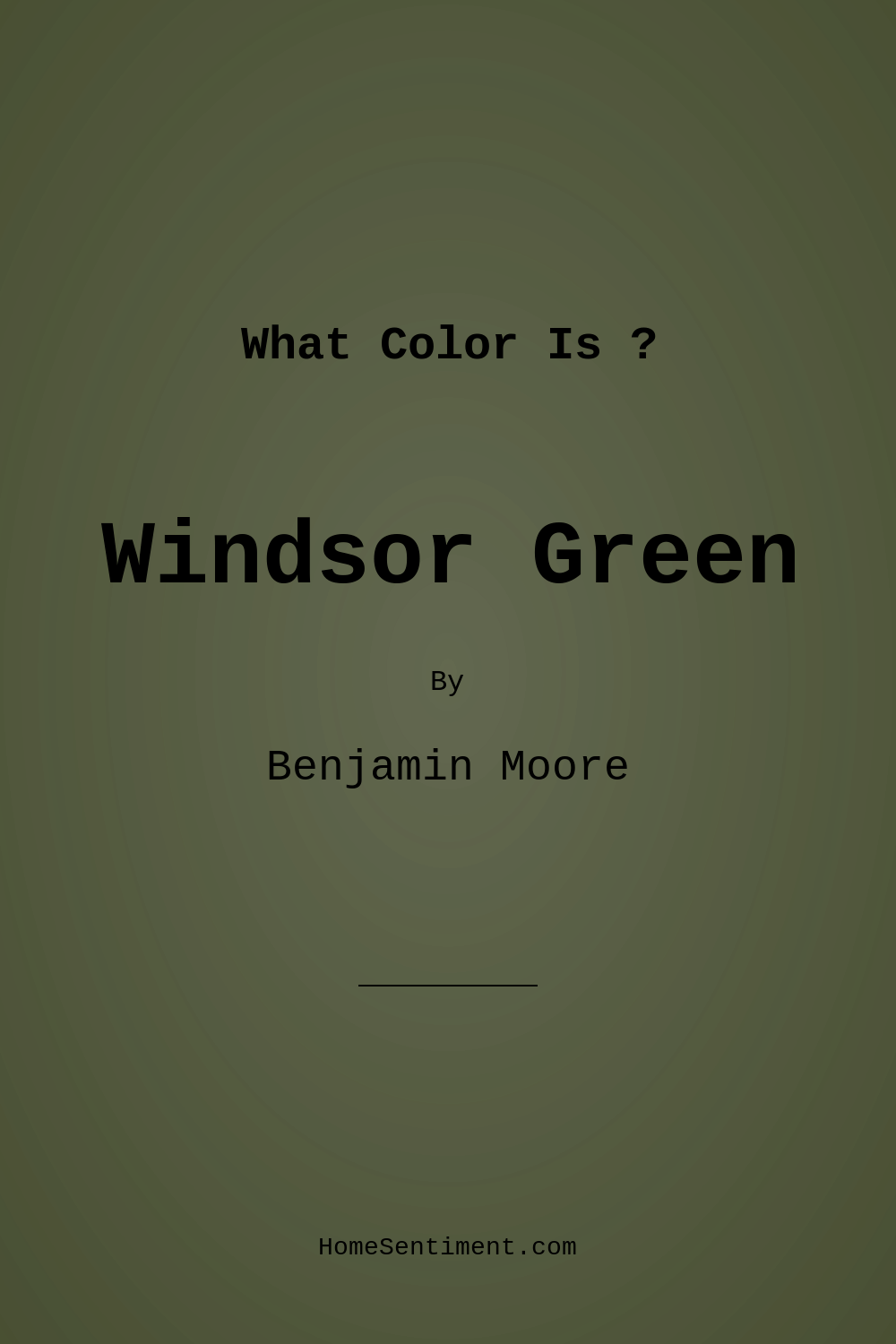 Windsor Green CW-505 by Benjamin Moore