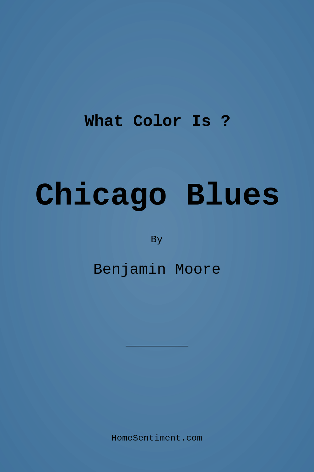 Chicago Blues 804 by Benjamin Moore