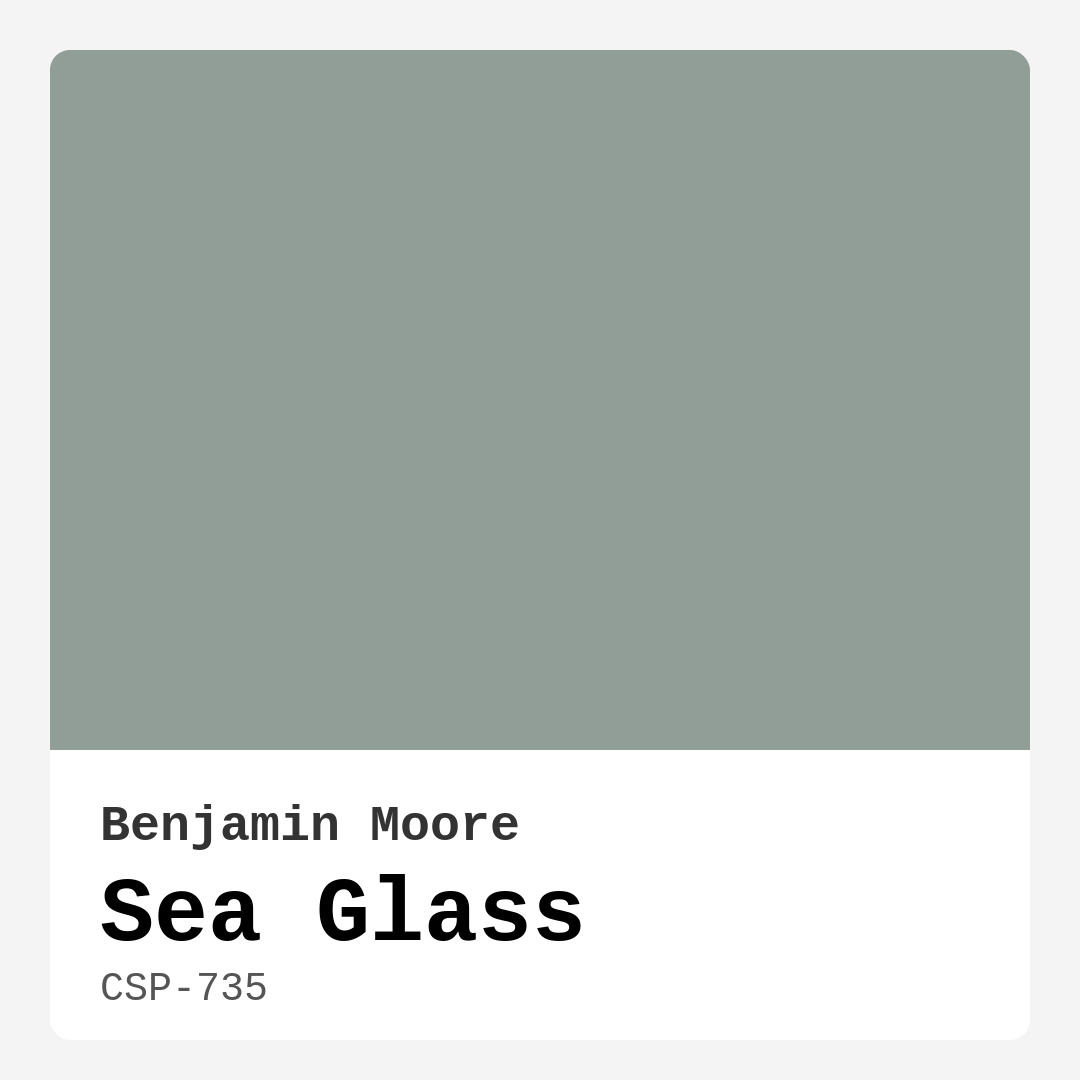 Sea Glass CSP-735 by Benjamin Moore