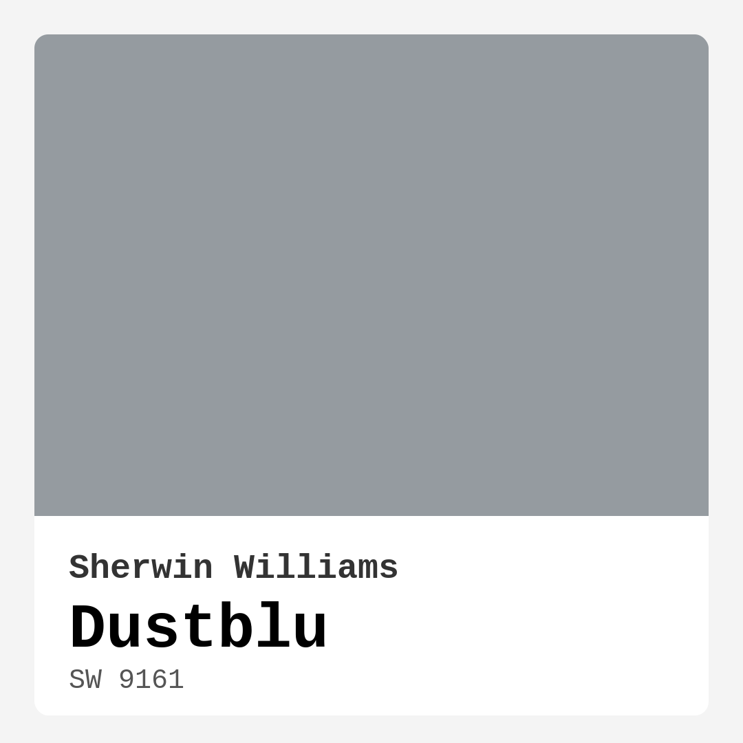 Dustblu SW 9161 by Sherwin Williams