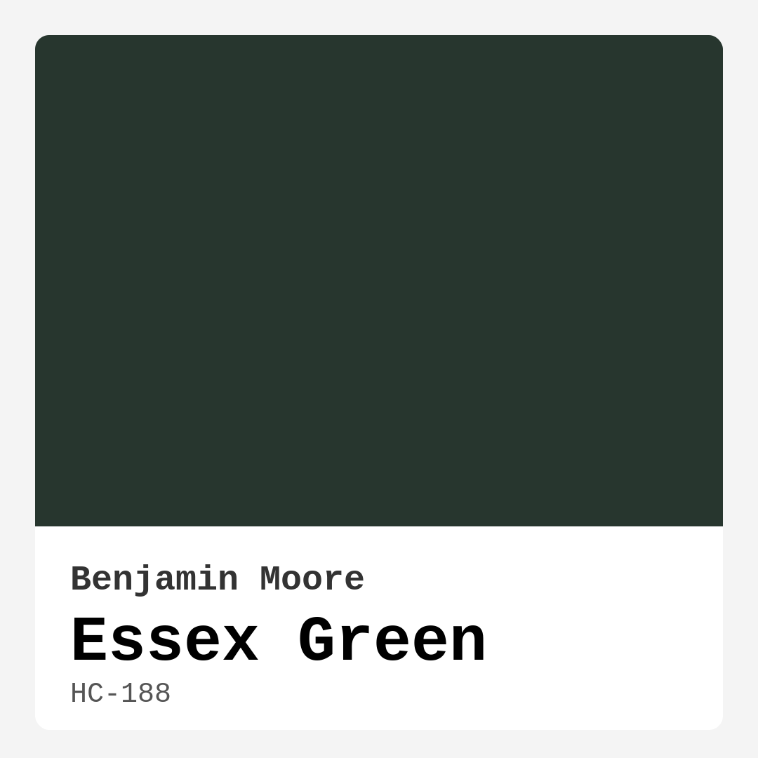 Essex Green HC-188 by Benjamin Moore