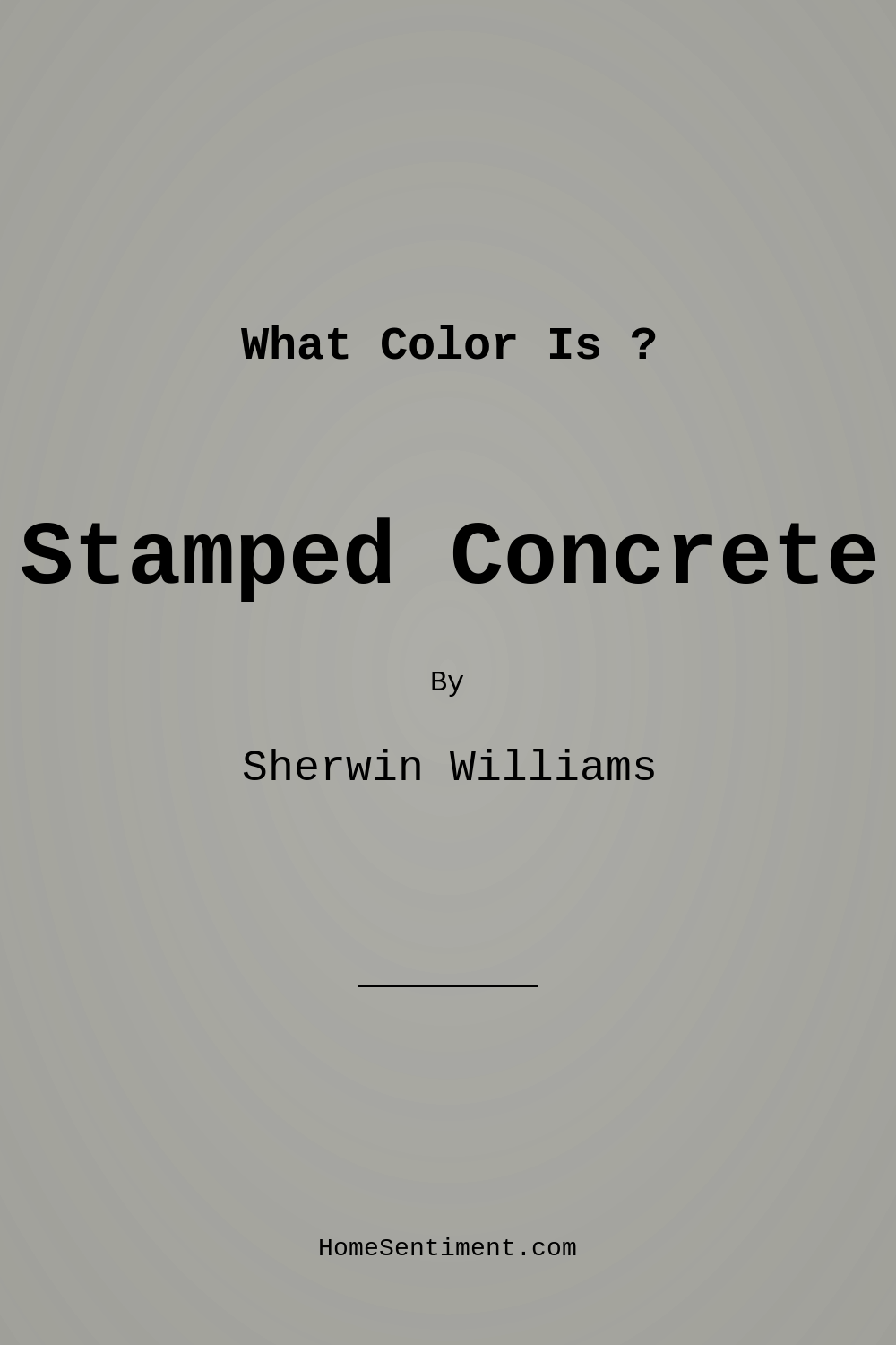 Stamped Concrete SW 7655 by Sherwin Williams