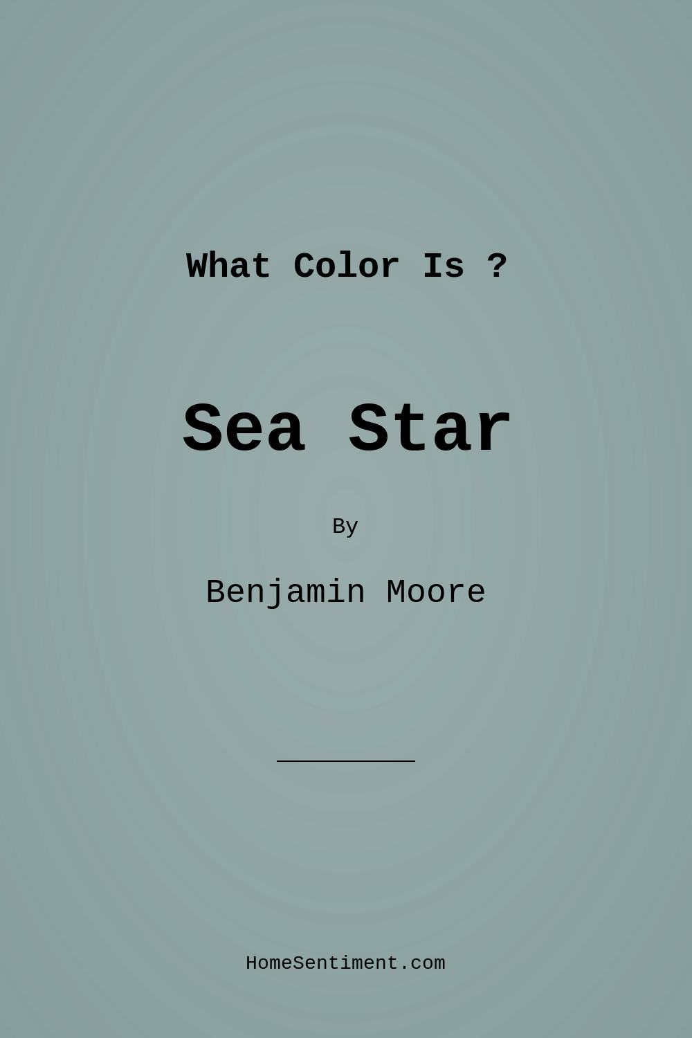Sea Star 2123-30 by Benjamin Moore