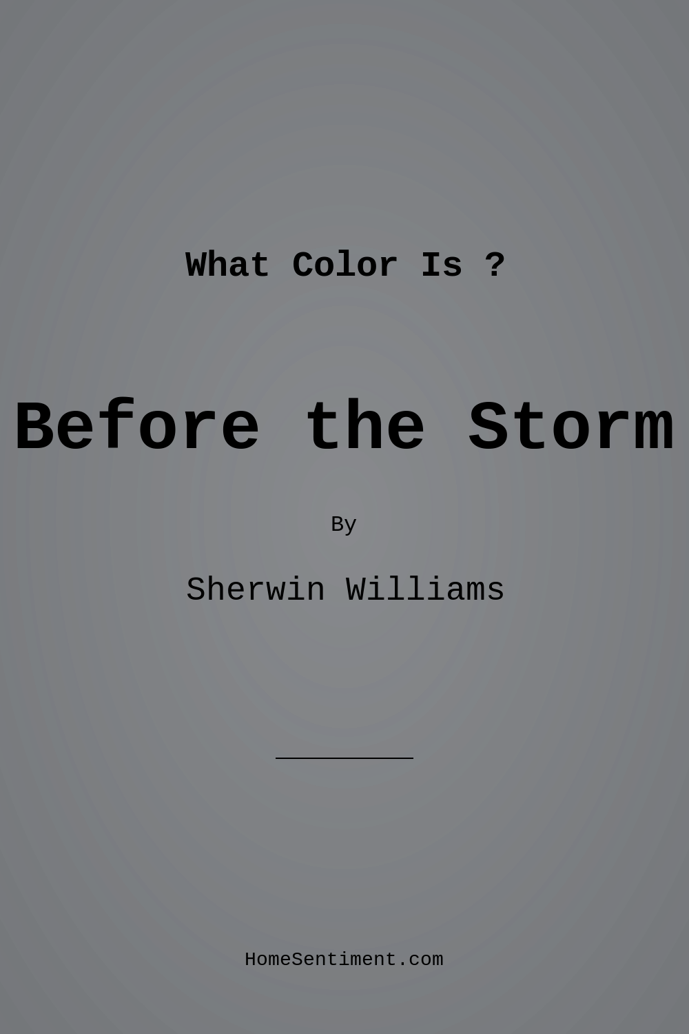 Before the Storm SW 9564 by Sherwin Williams