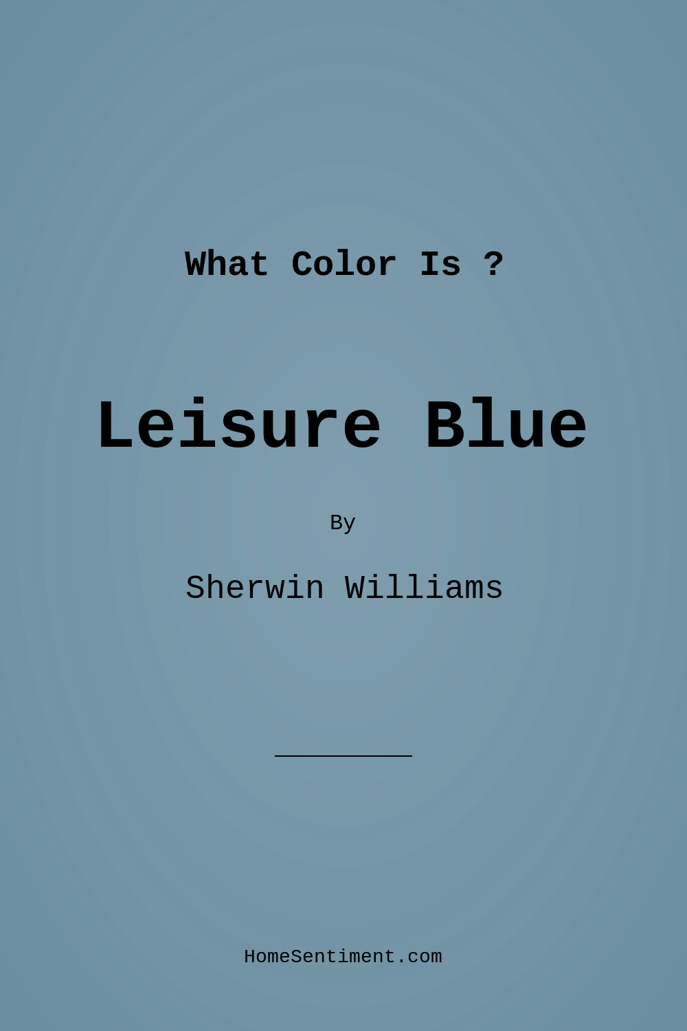 Leisure Blue SW 6515 by Sherwin Williams