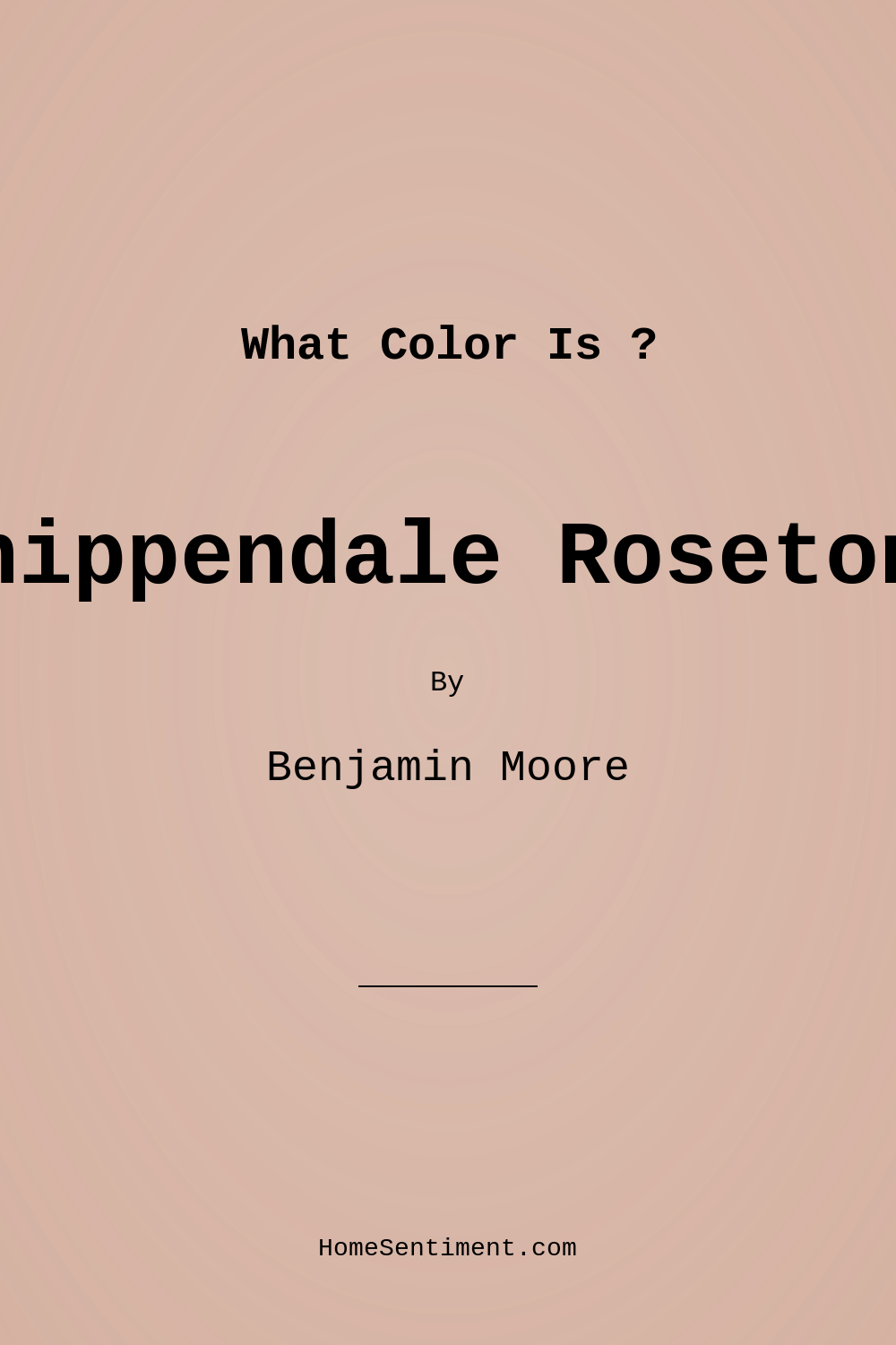 Chippendale Rosetone HC-58 by Benjamin Moore