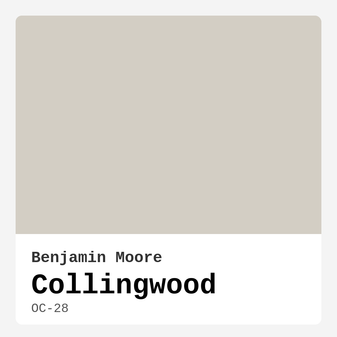 Collingwood OC-28 by Benjamin Moore