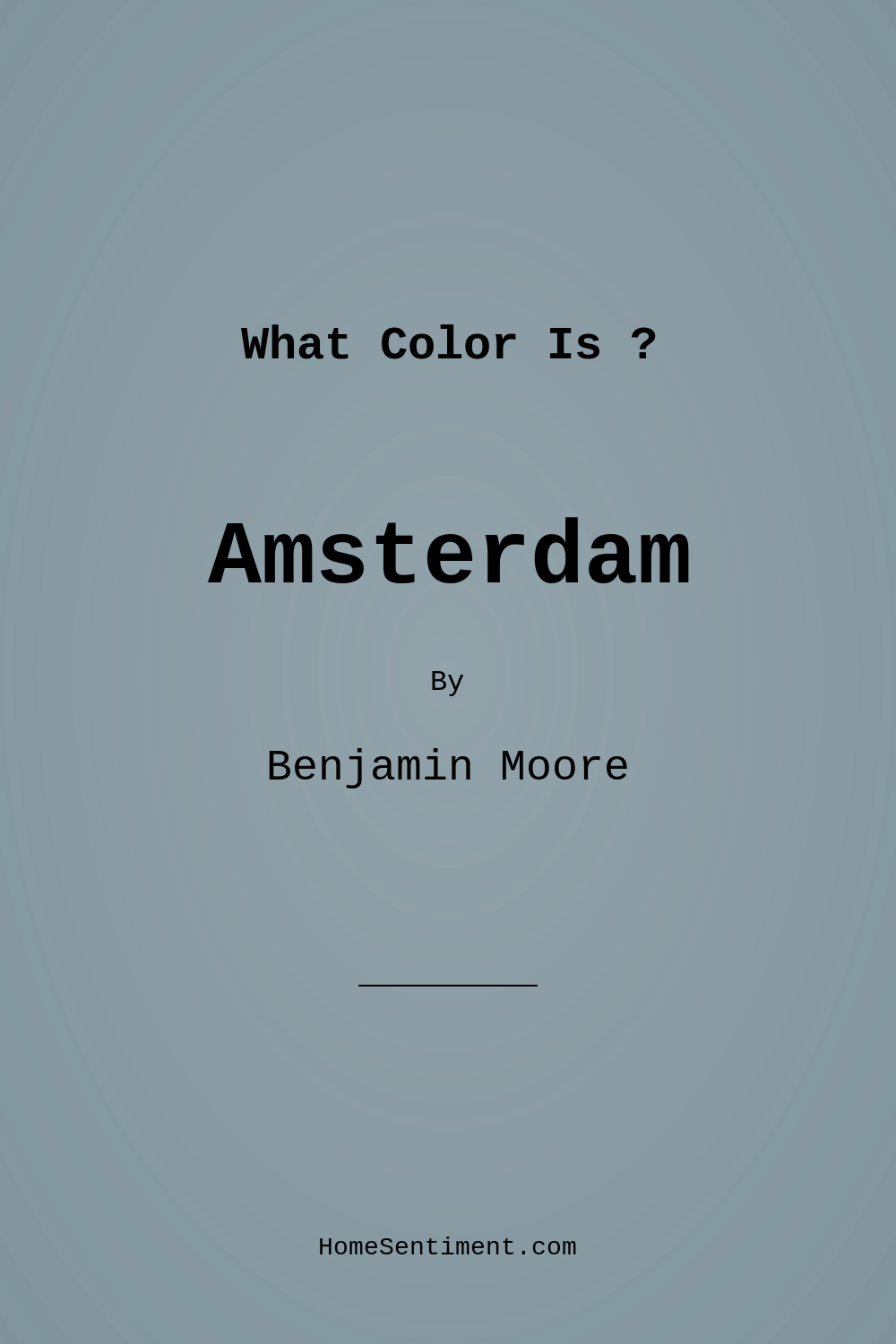 Amsterdam AF-550 by Benjamin Moore