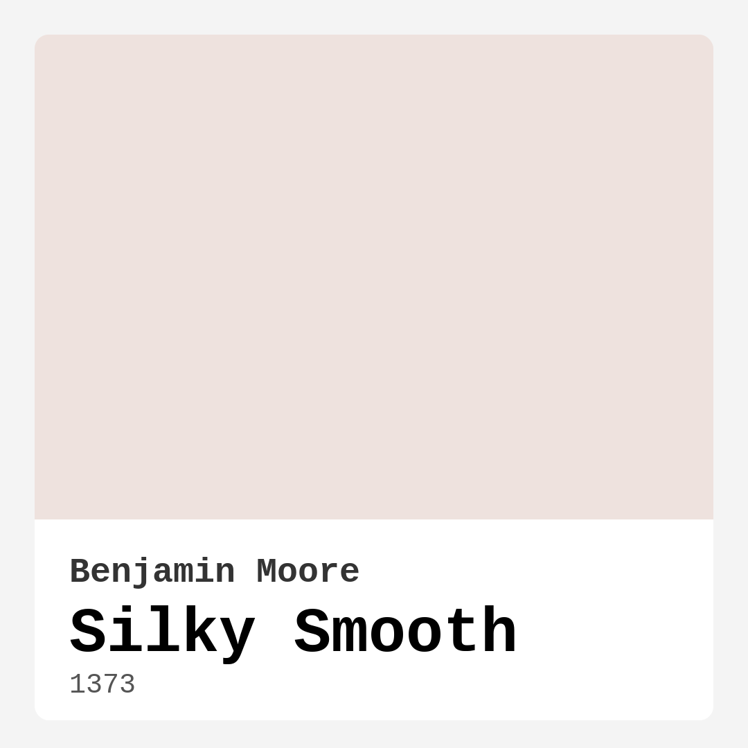 Benjamin Moore Silky Smooth 1373 Real Images
