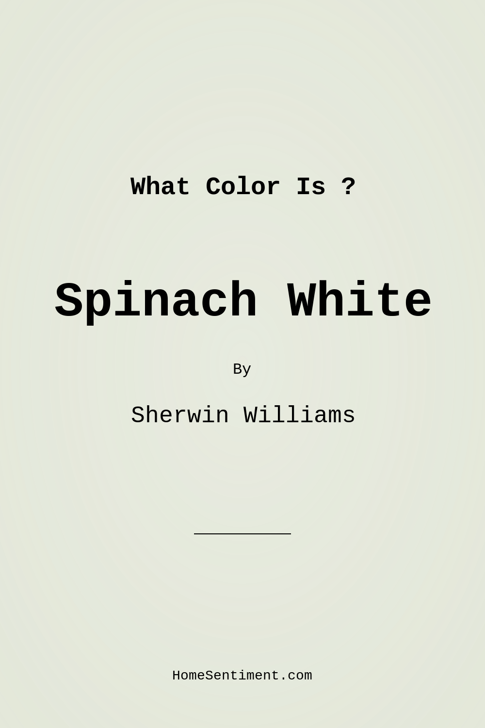 Spinach White SW 6434 by Sherwin Williams