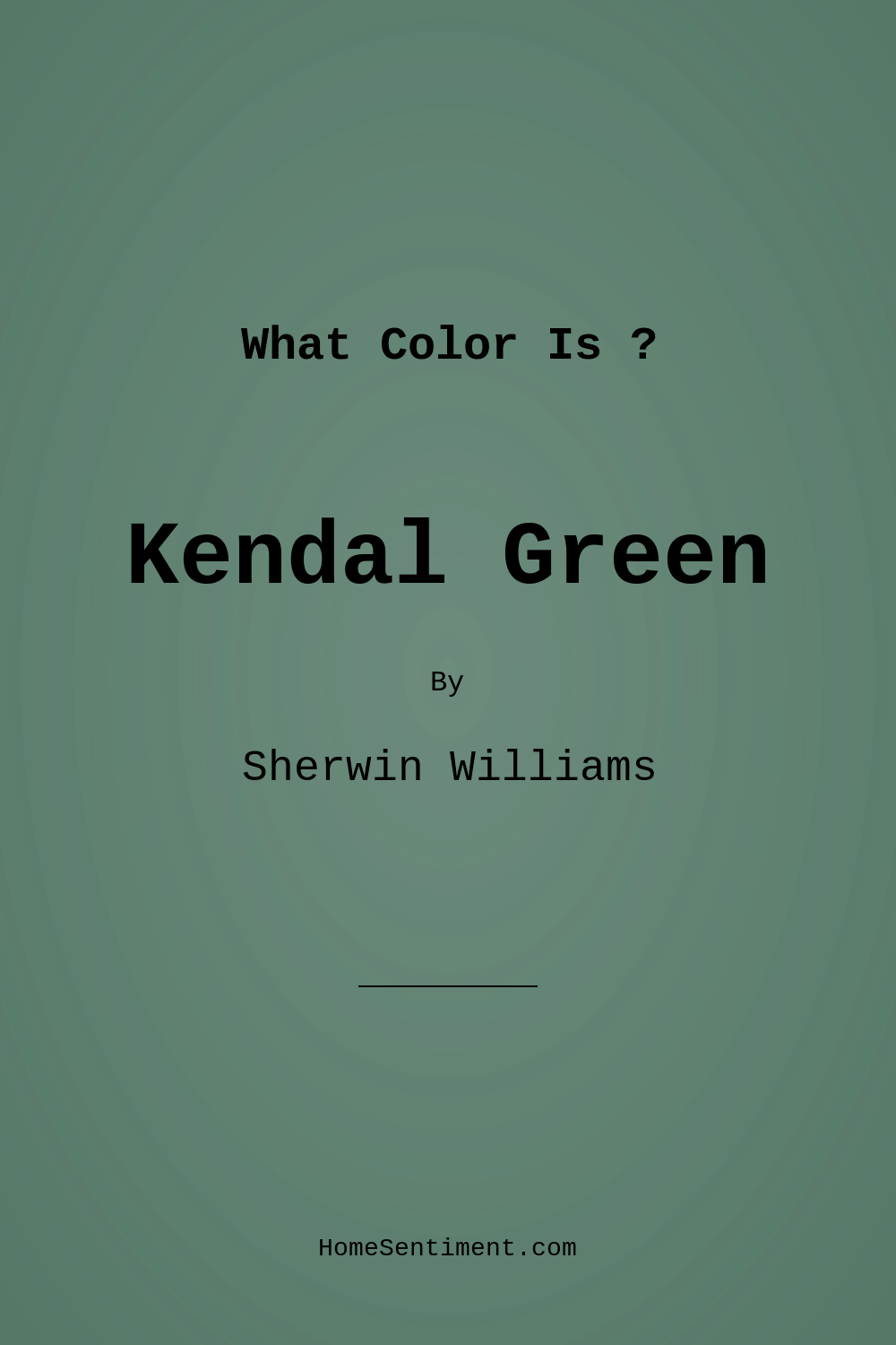Kendal Green SW 6467 by Sherwin Williams
