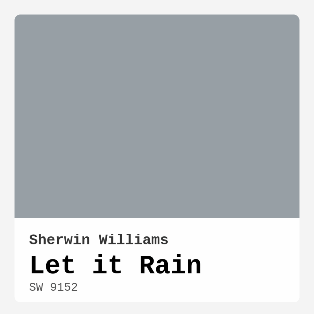 Sherwin Williams Let It Rain