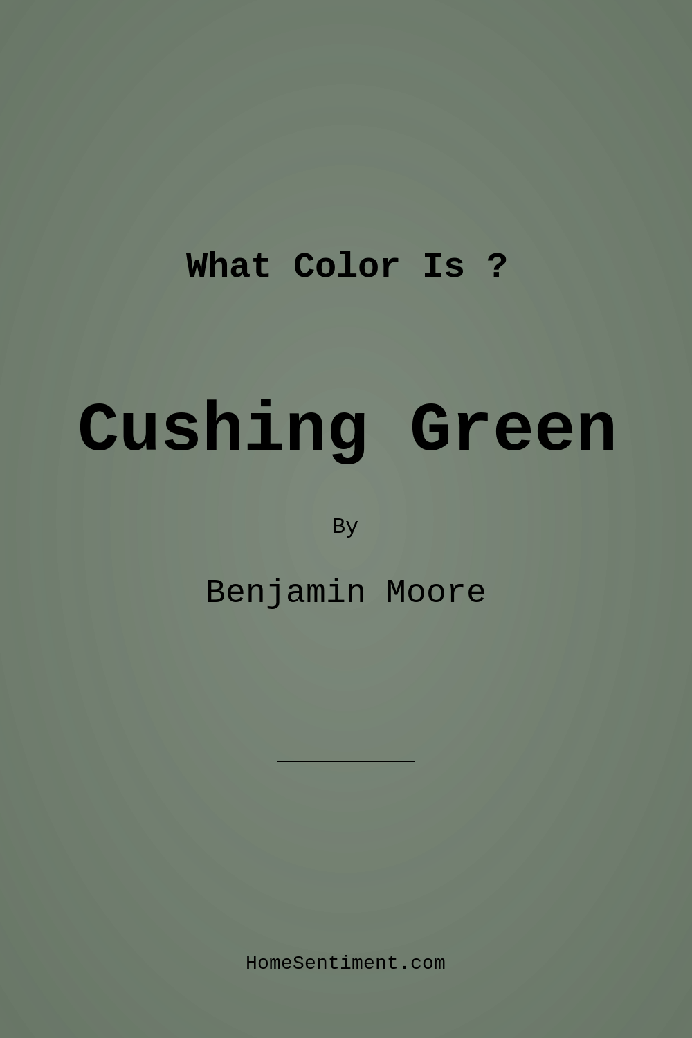 Cushing Green HC-125 by Benjamin Moore