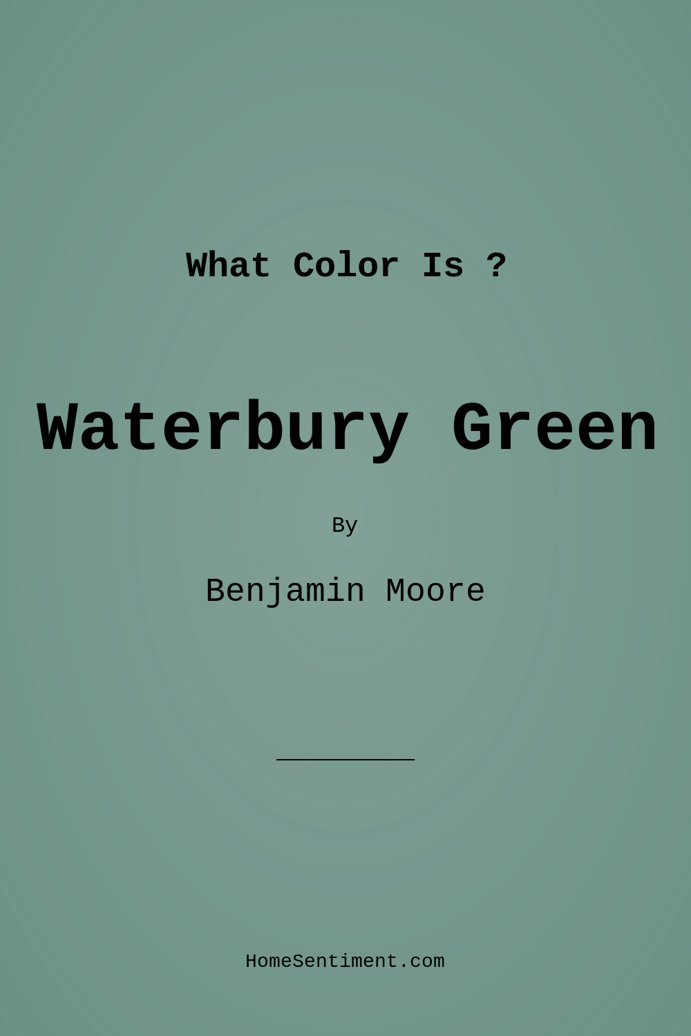 Waterbury Green HC-136 by Benjamin Moore