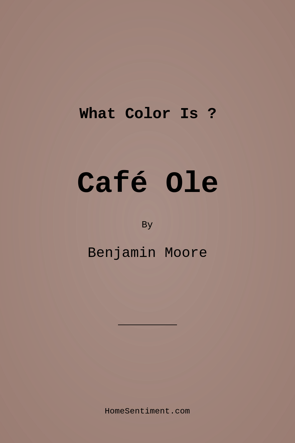 Café Ole 2098-40 by Benjamin Moore