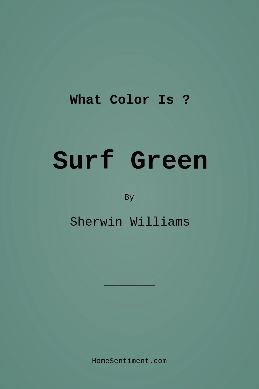 Surf Green SW 6473 by Sherwin Williams