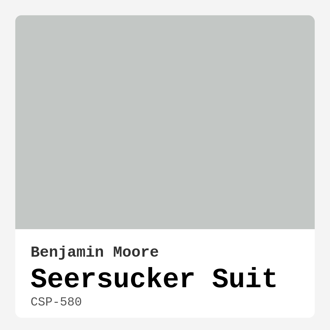 Seersucker Suit CSP-580 by Benjamin Moore