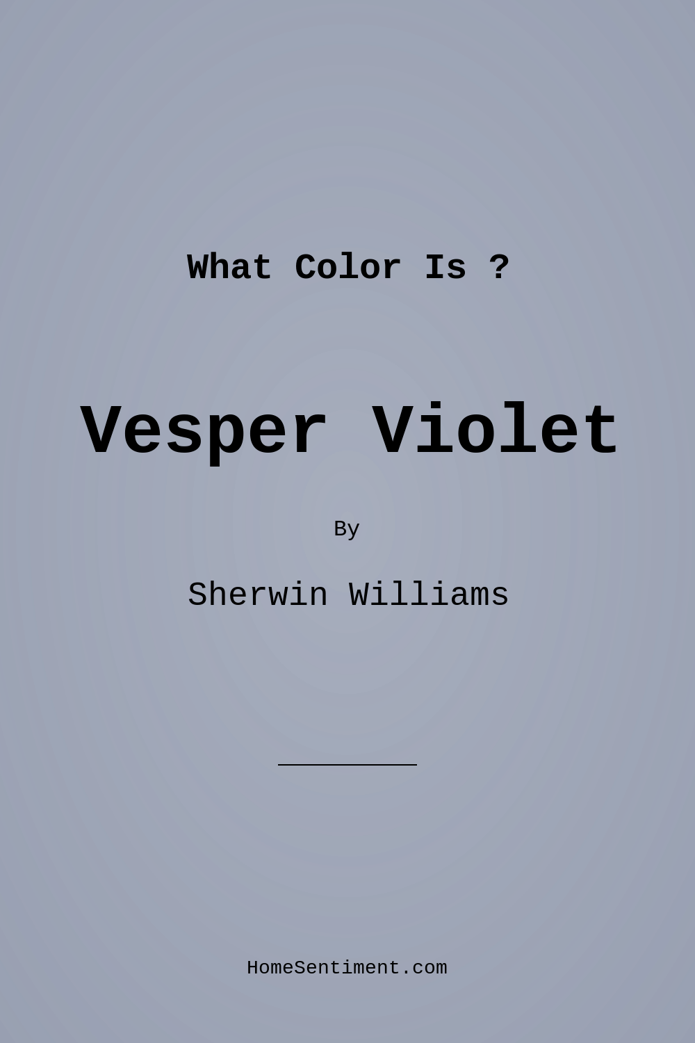 Vesper Violet SW 6542 by Sherwin Williams