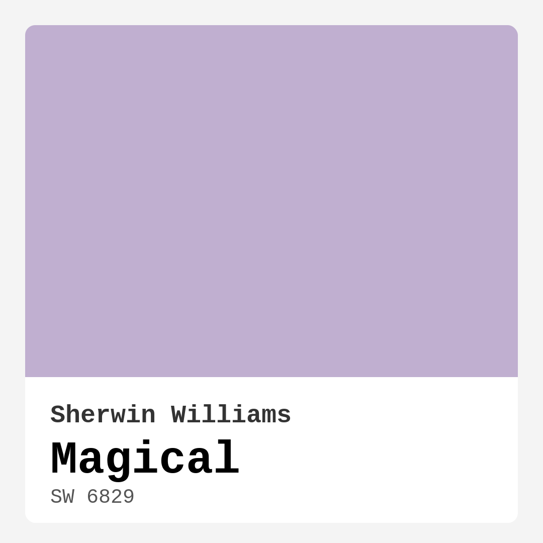 Magical SW 6829 by Sherwin Williams