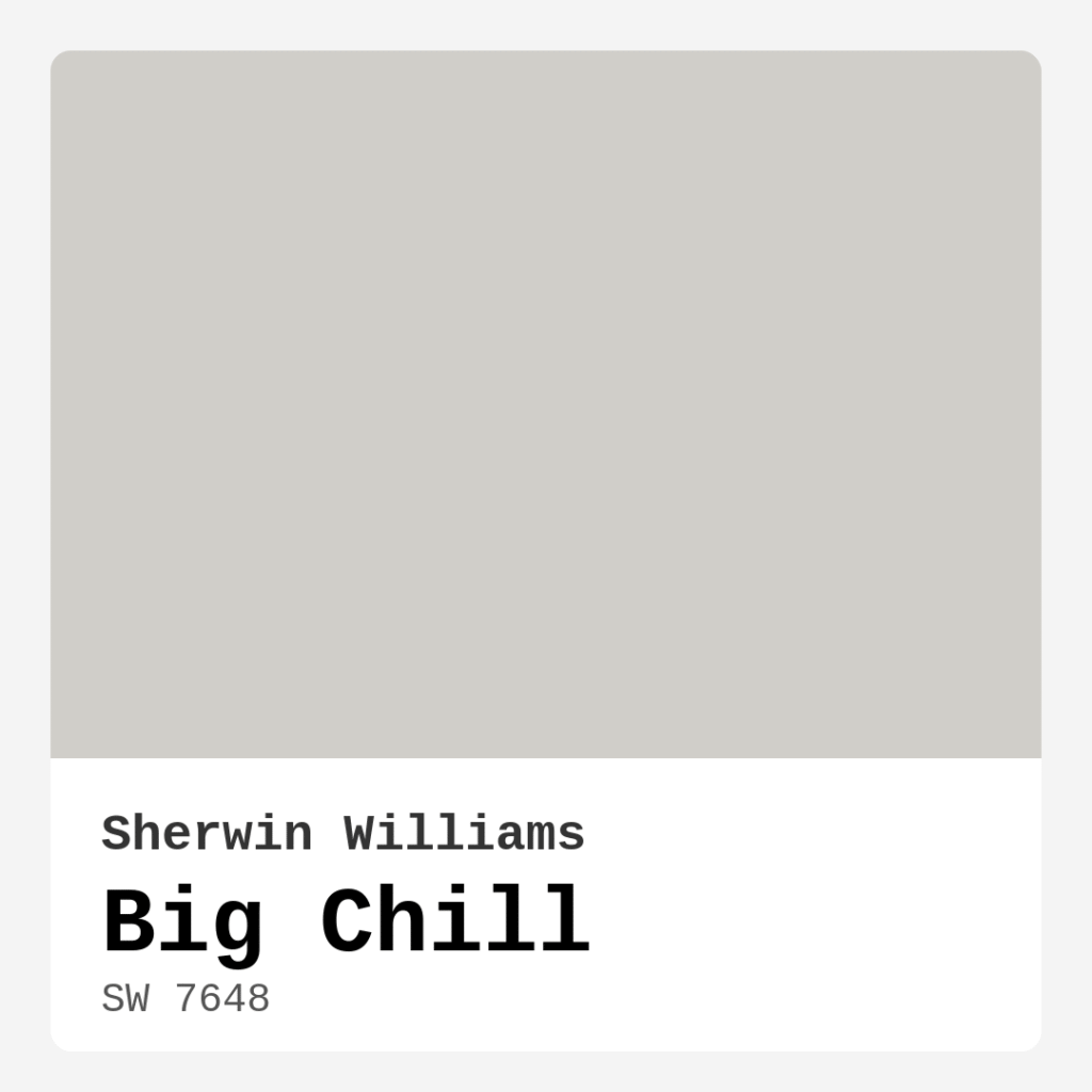 Big Chill SW 7648 by Sherwin Williams