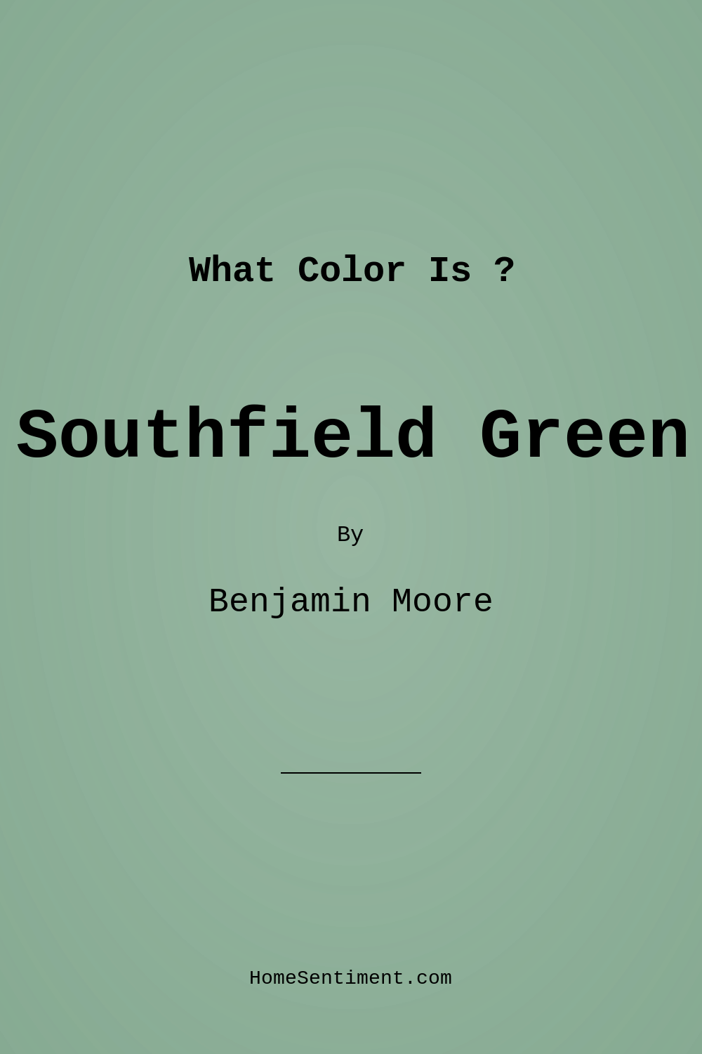 Southfield Green HC-129 by Benjamin Moore