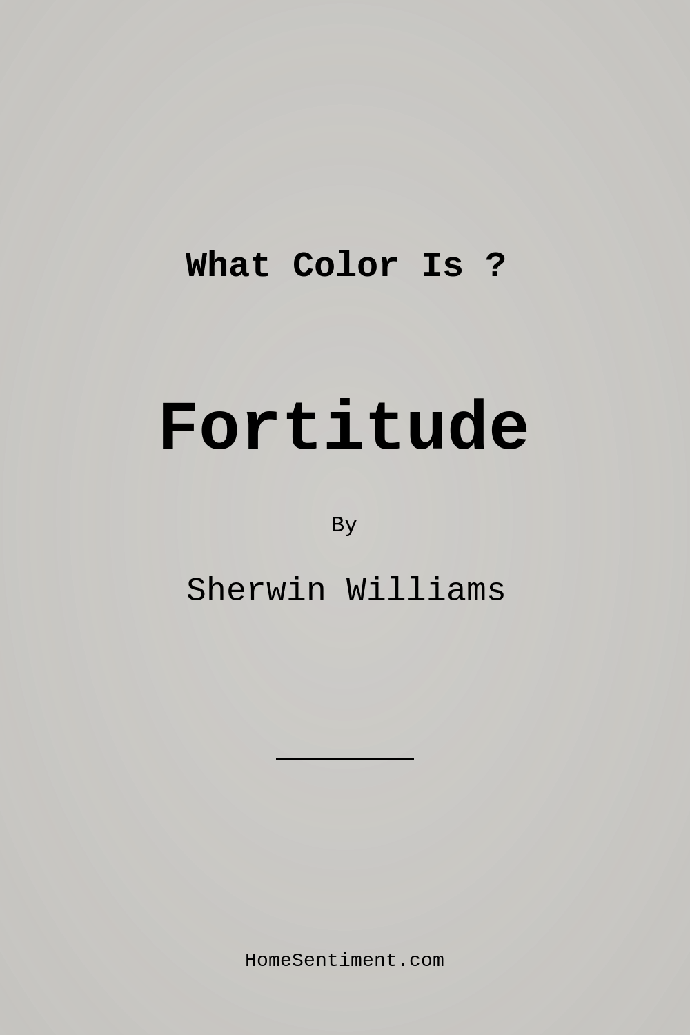 Fortitude SW 9562 by Sherwin Williams