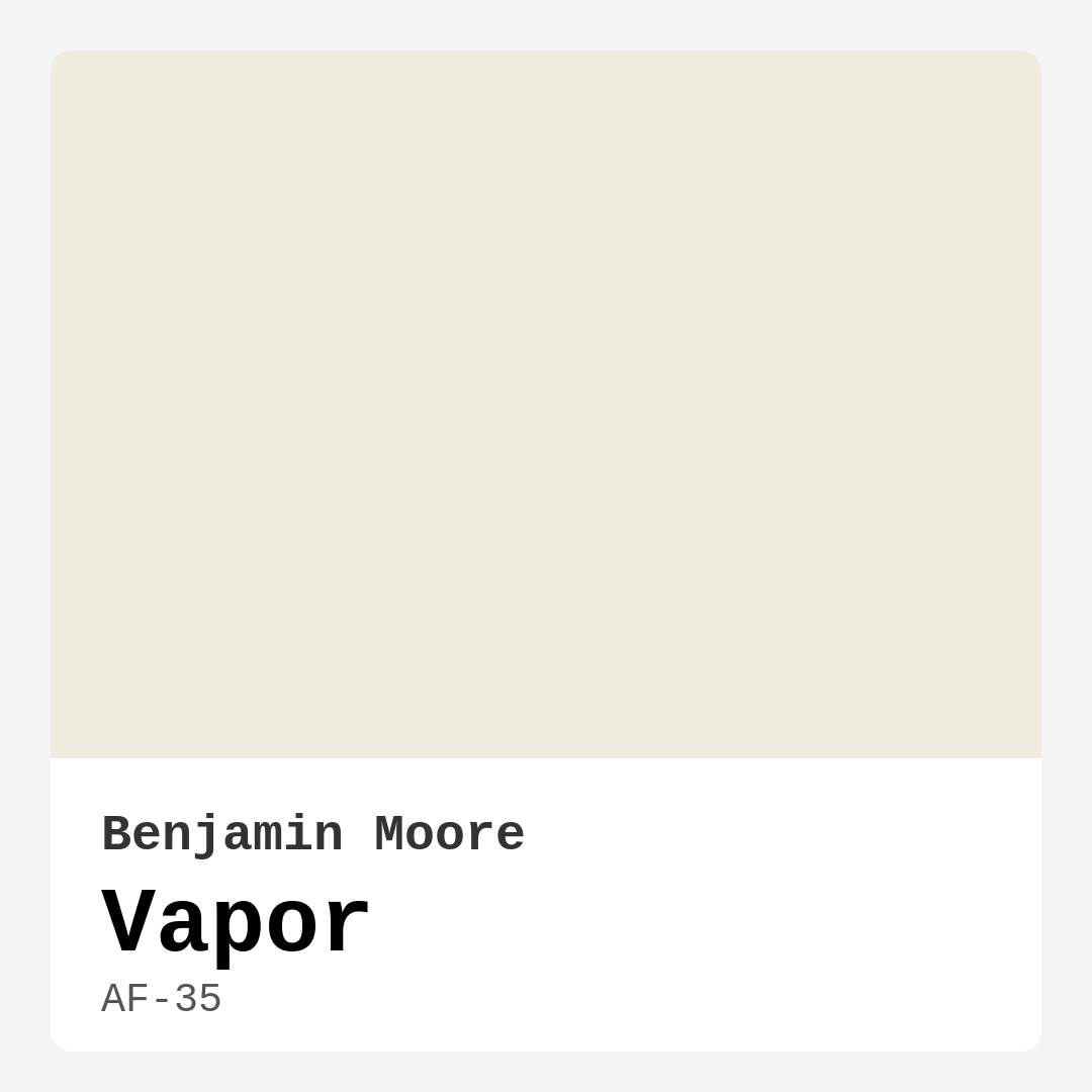 Vapor AF-35 by Benjamin Moore