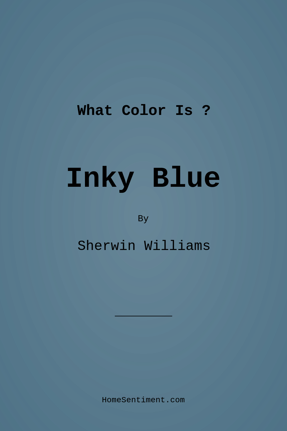 Inky Blue SW 9149 by Sherwin Williams