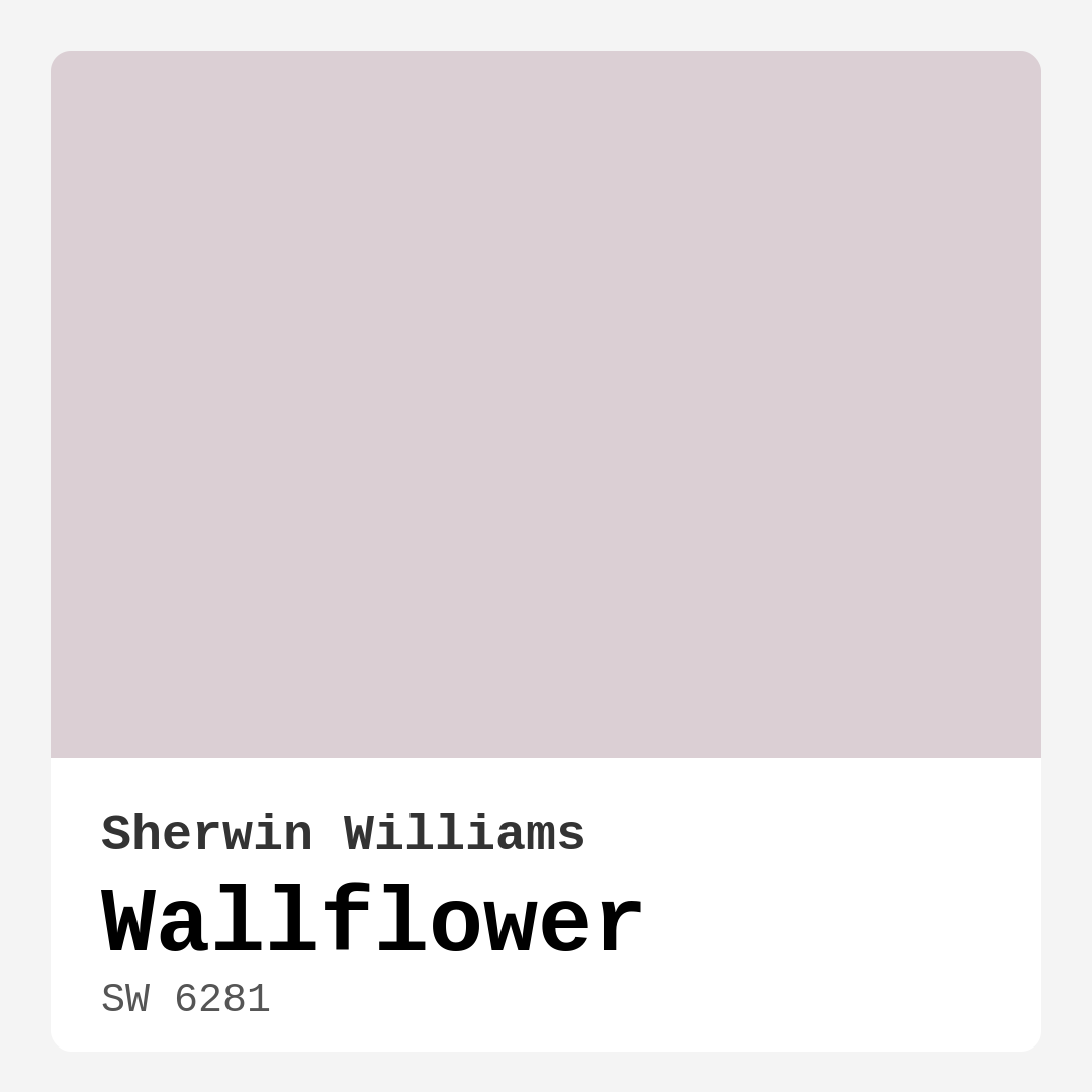 Sherwin Williams Wallflower SW 6281 Real Images