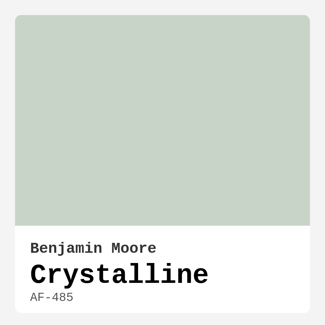 Benjamin Moore Crystalline AF-485 Real Images