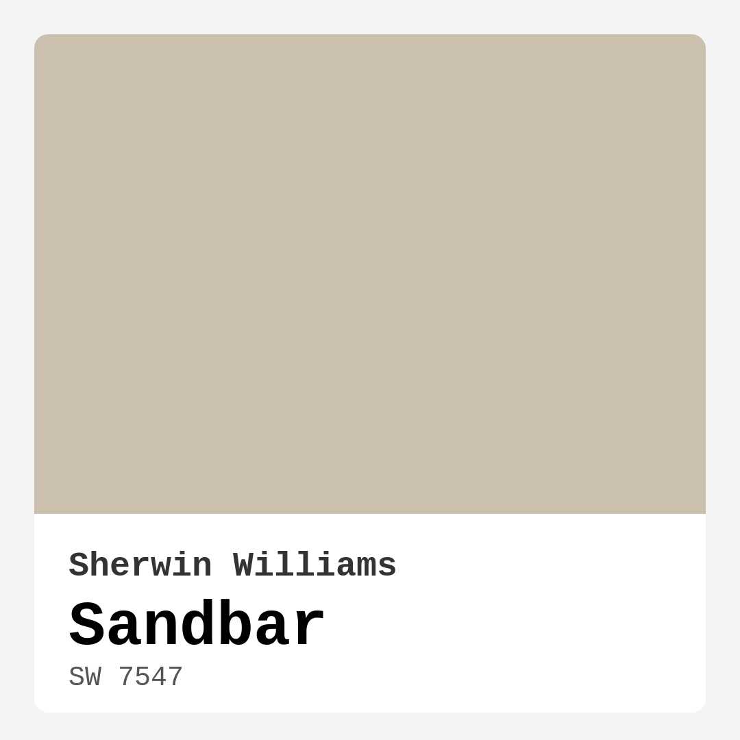 Sherwin Williams Sandbar SW 7547 Real Images