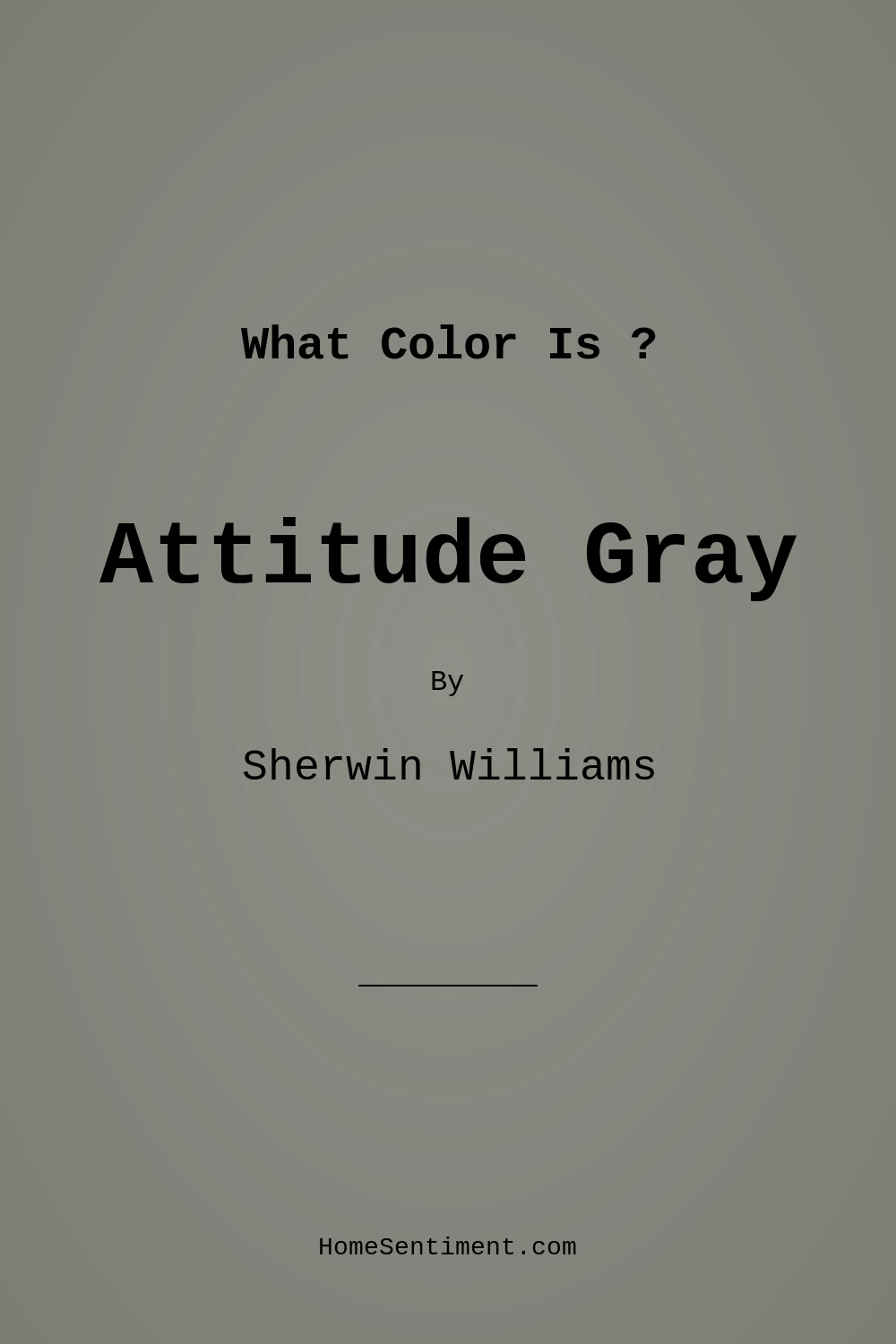Attitude Gray SW 7060 by Sherwin Williams