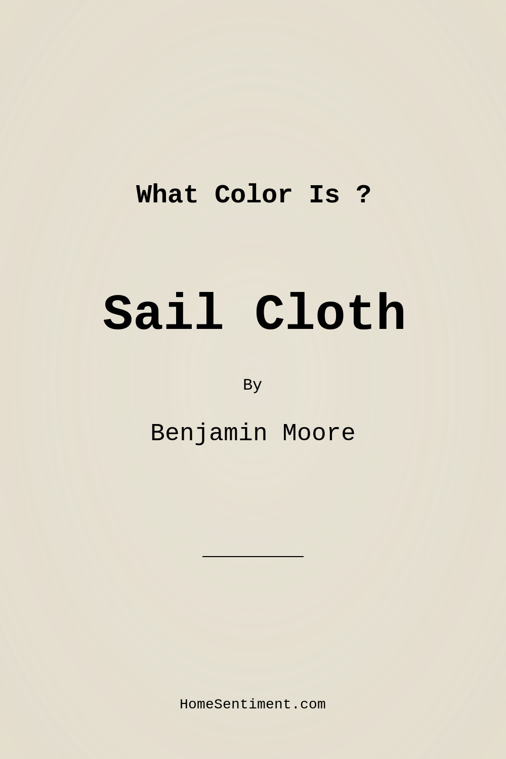 Sail Cloth OC-142 by Benjamin Moore