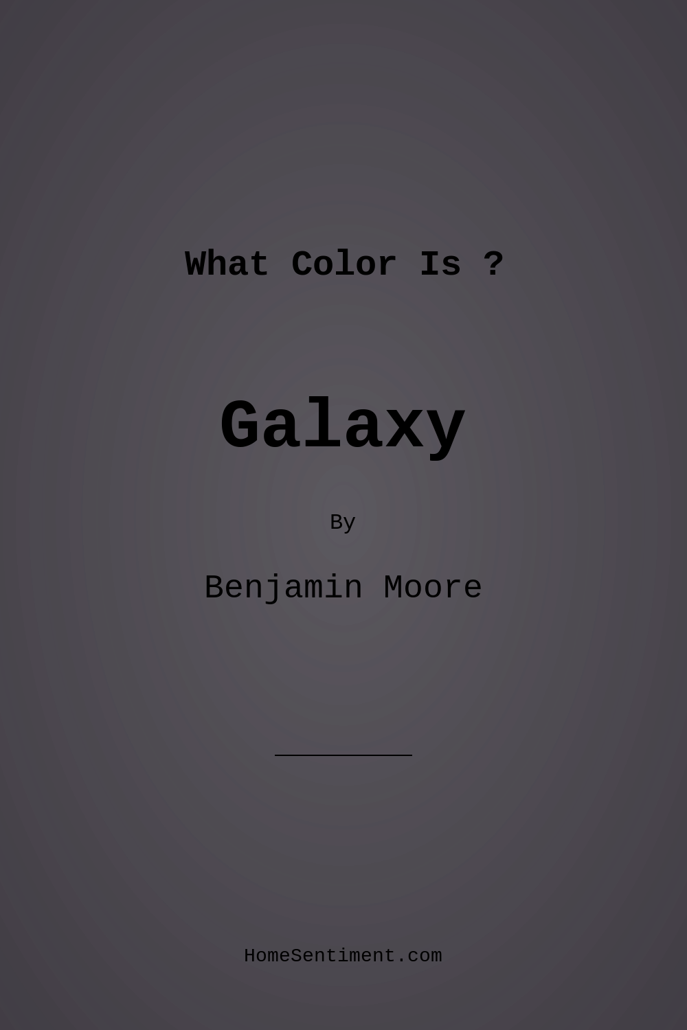 Galaxy 2117-20 by Benjamin Moore