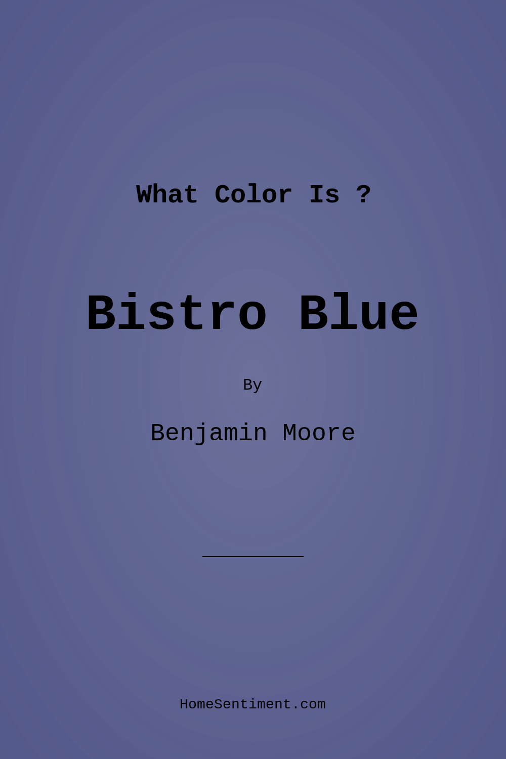 Bistro Blue 1421 by Benjamin Moore