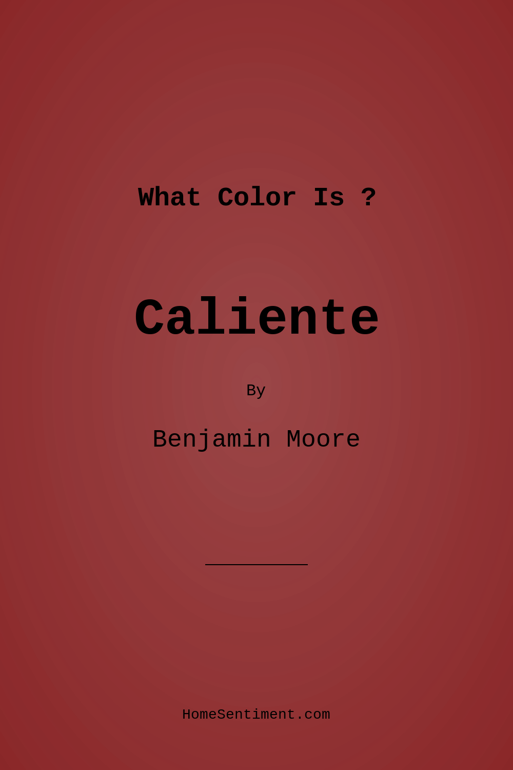 Caliente AF-290 by Benjamin Moore