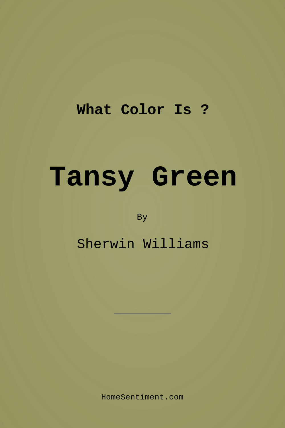 Tansy Green SW 6424 by Sherwin Williams