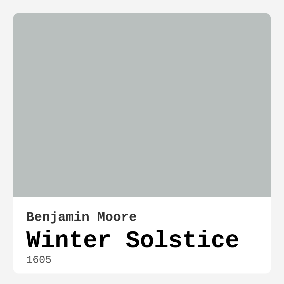 Winter Solstice 1605 by Benjamin Moore
