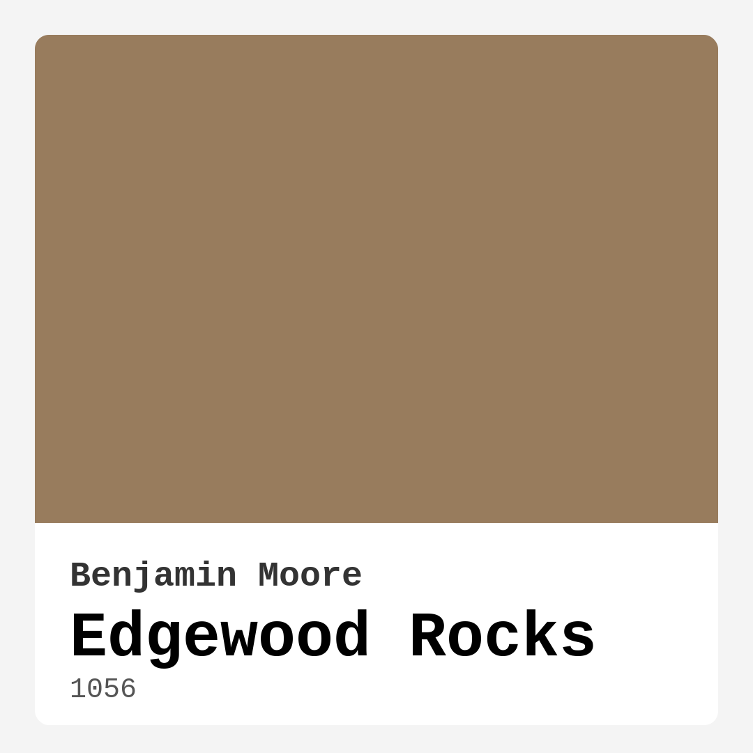 Edgewood Rocks 1056 by Benjamin Moore