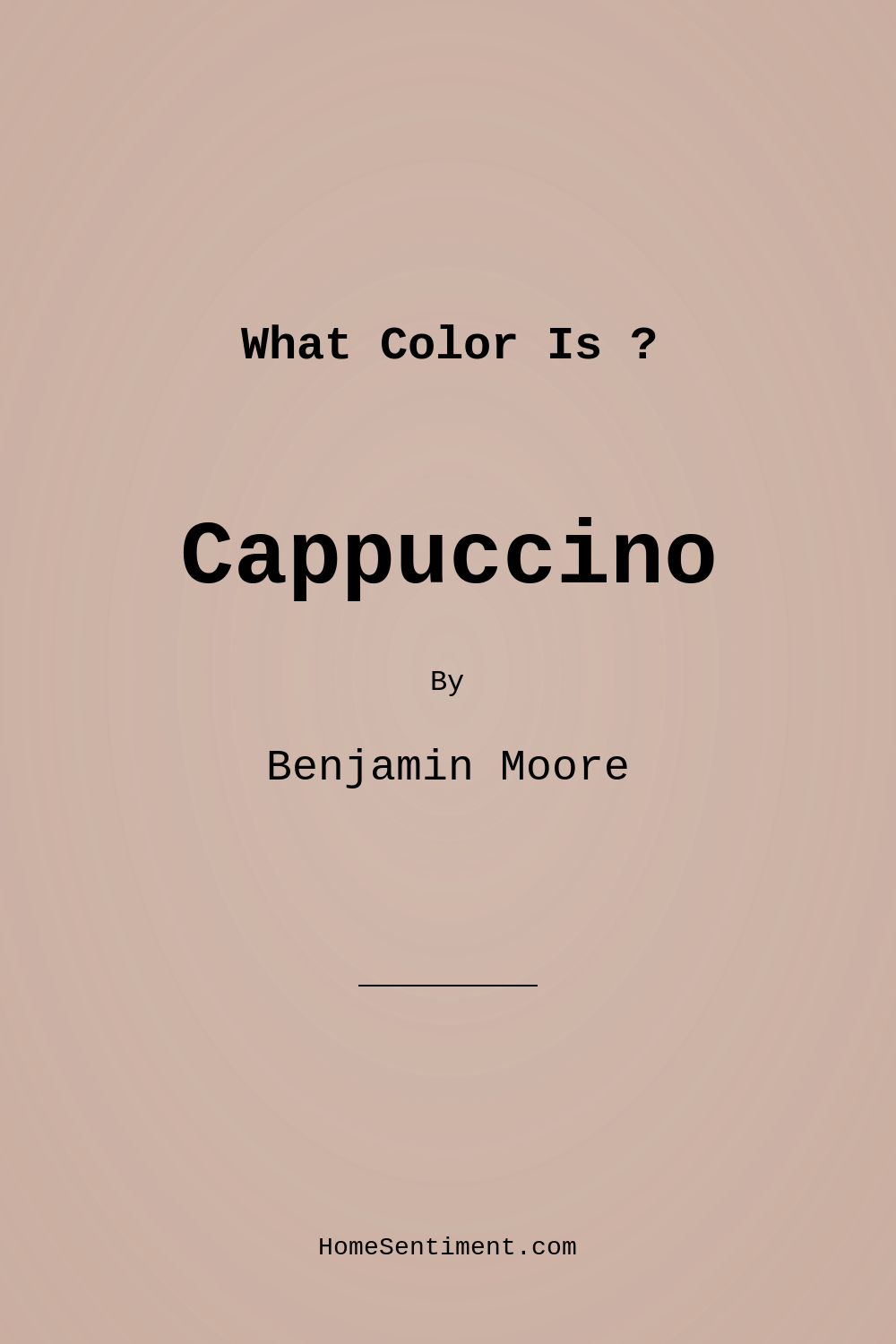 Cappuccino 2096-50 by Benjamin Moore