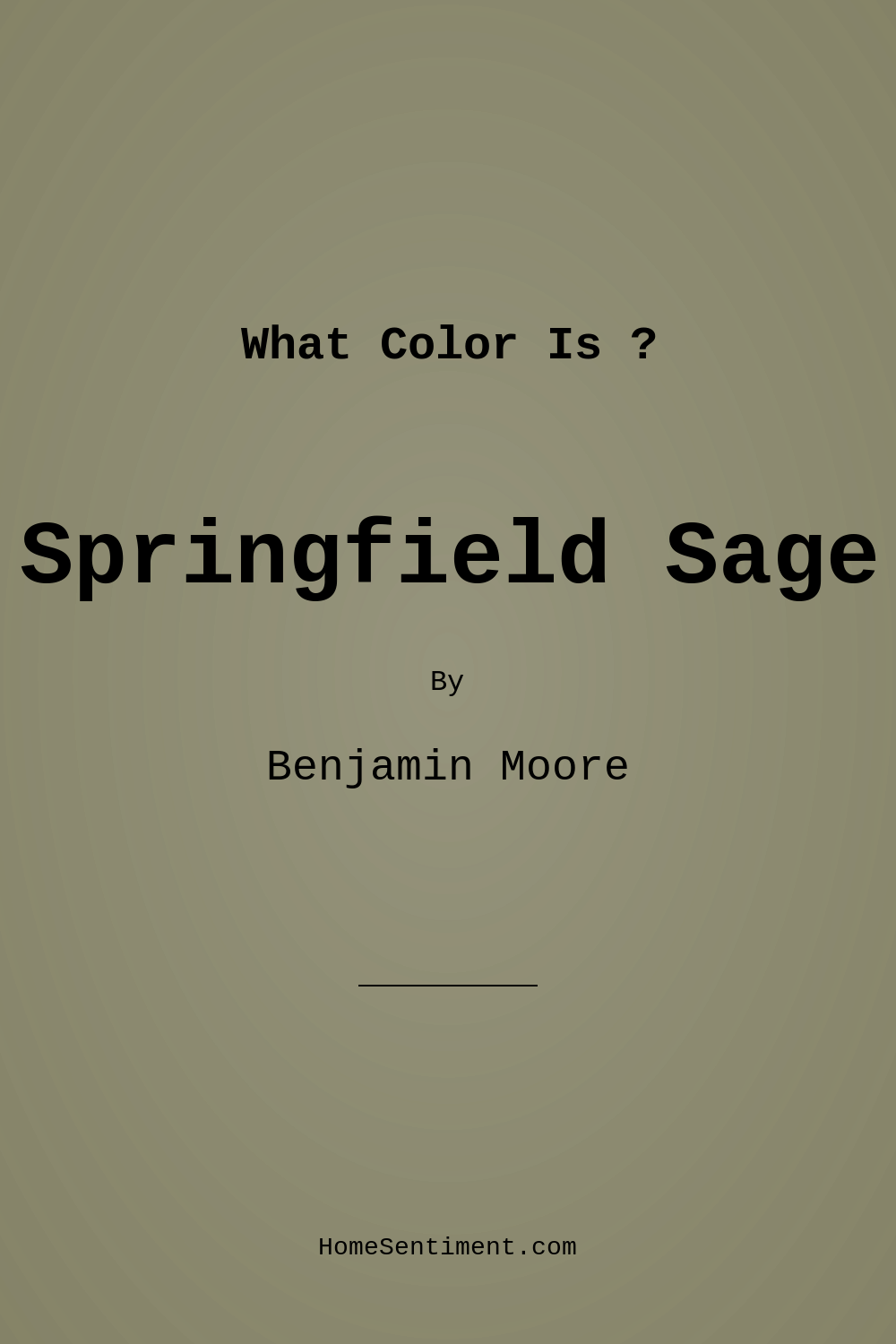 Springfield Sage 510 by Benjamin Moore