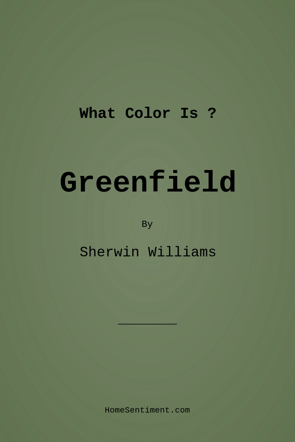 Greenfield SW 6439 by Sherwin Williams