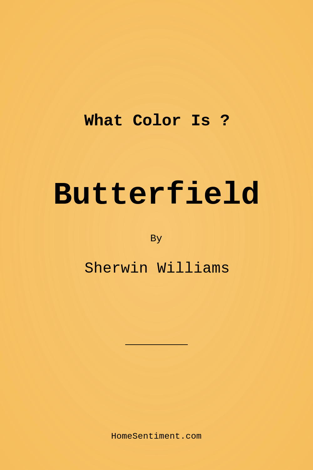 Butterfield SW 6676 by Sherwin Williams