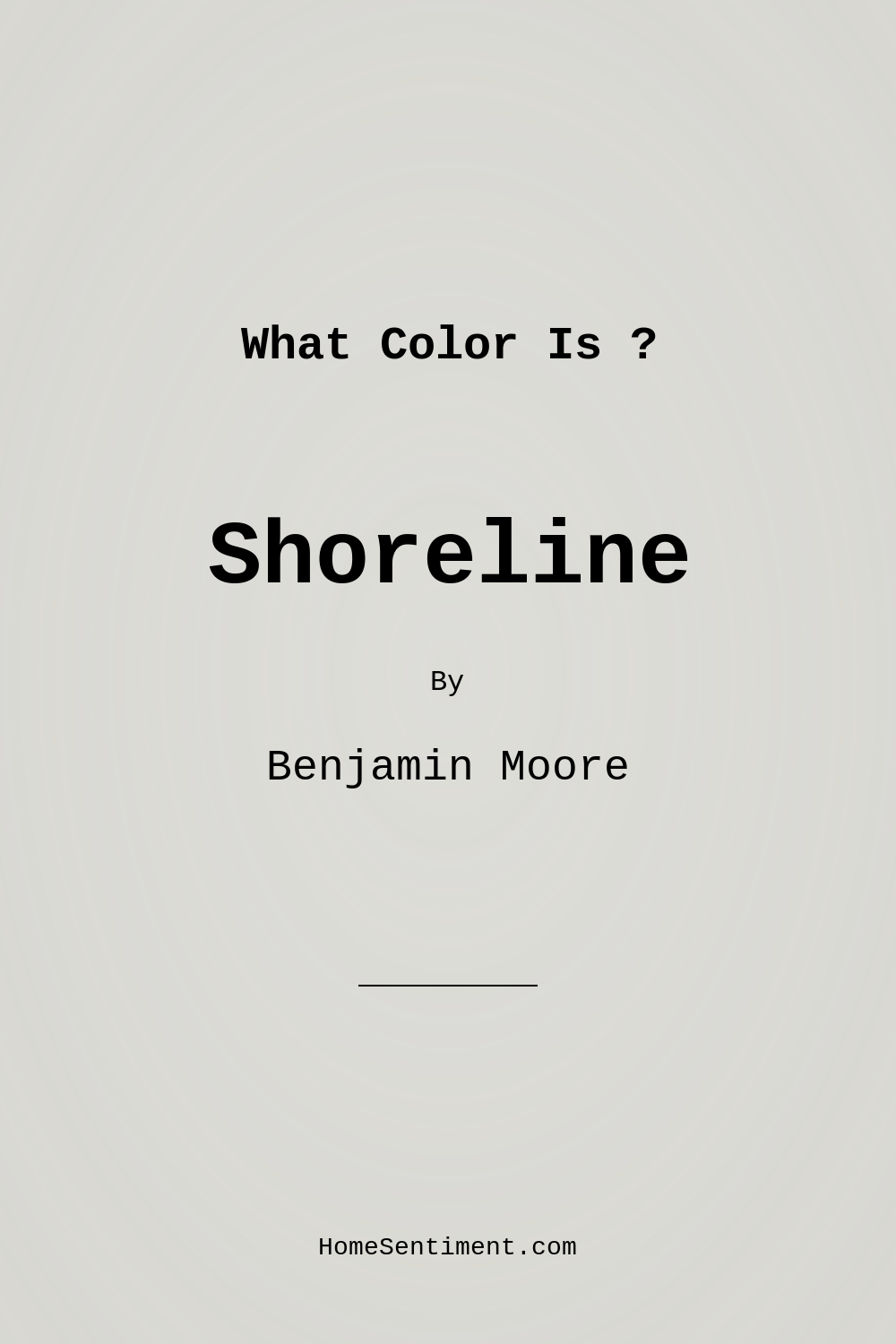 Shoreline 1471 by Benjamin Moore