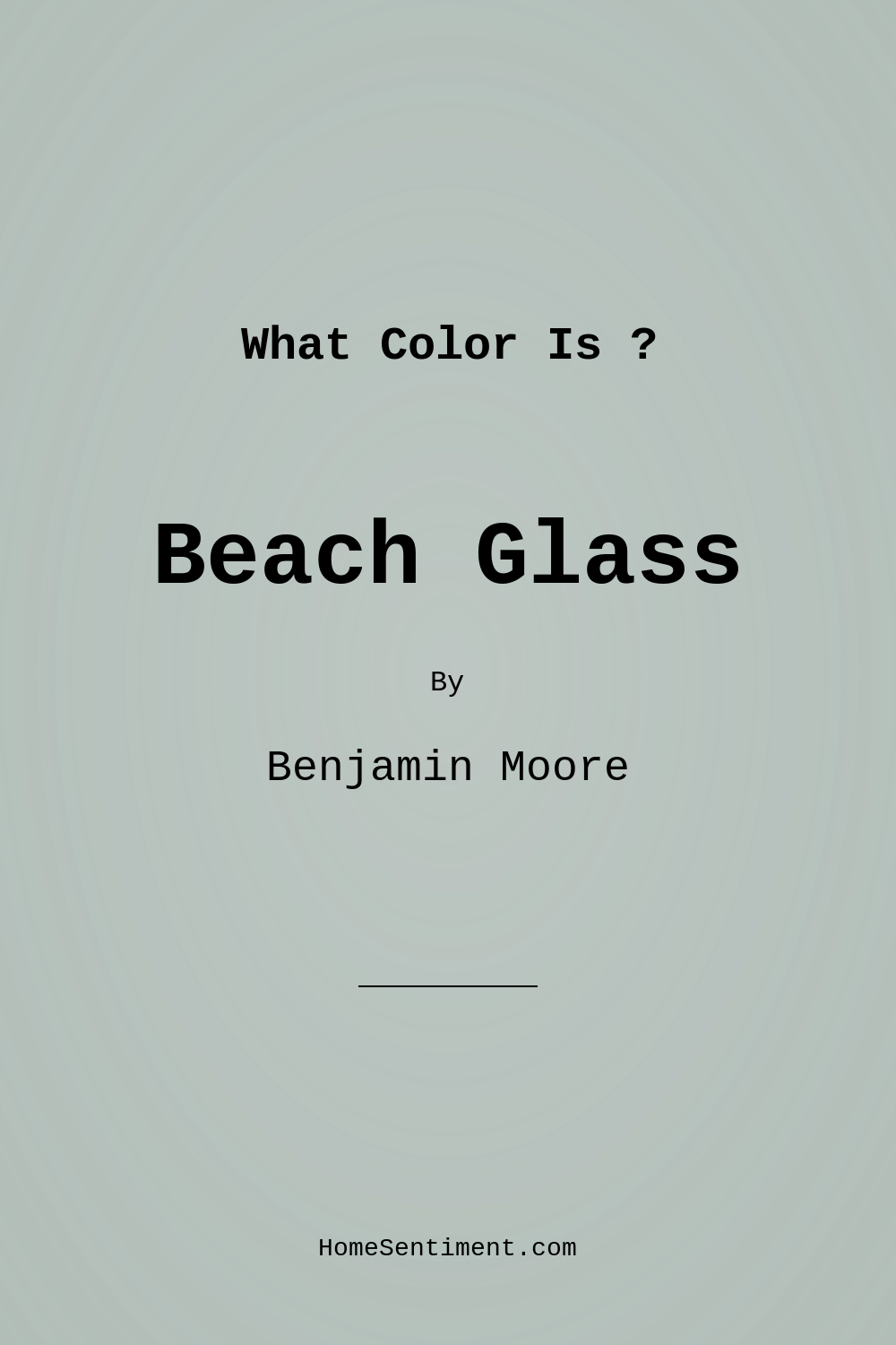 Beach Glass 1564 by Benjamin Moore
