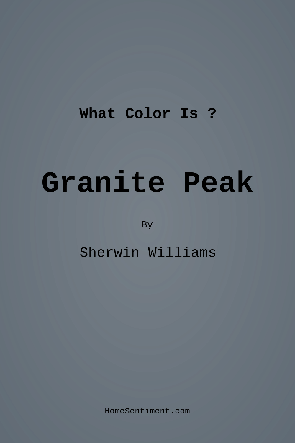 Granite Peak SW 6250 by Sherwin Williams