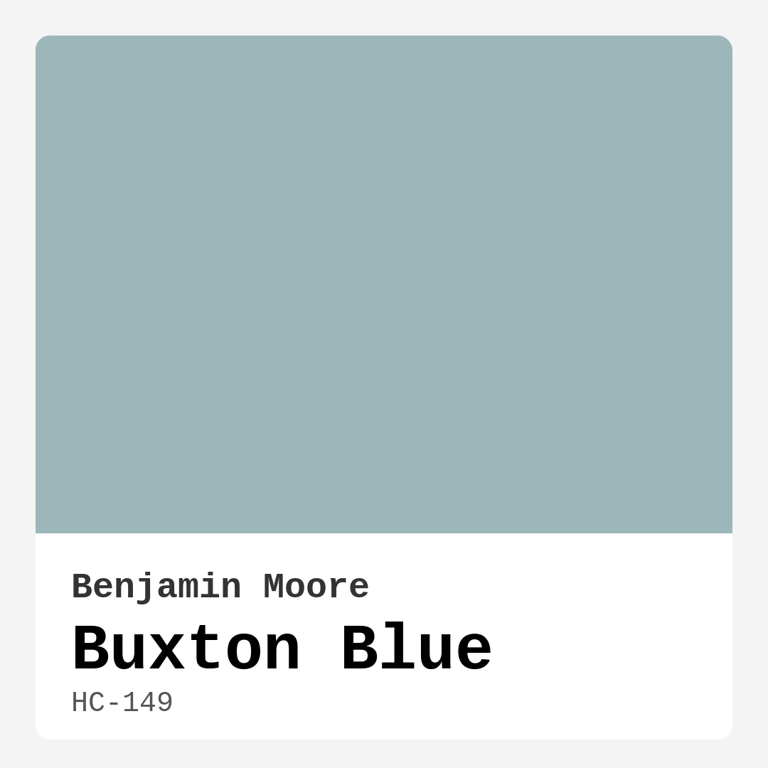 Buxton Blue HC-149 by Benjamin Moore