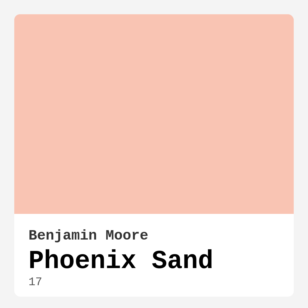 Phoenix Sand 17 by Benjamin Moore